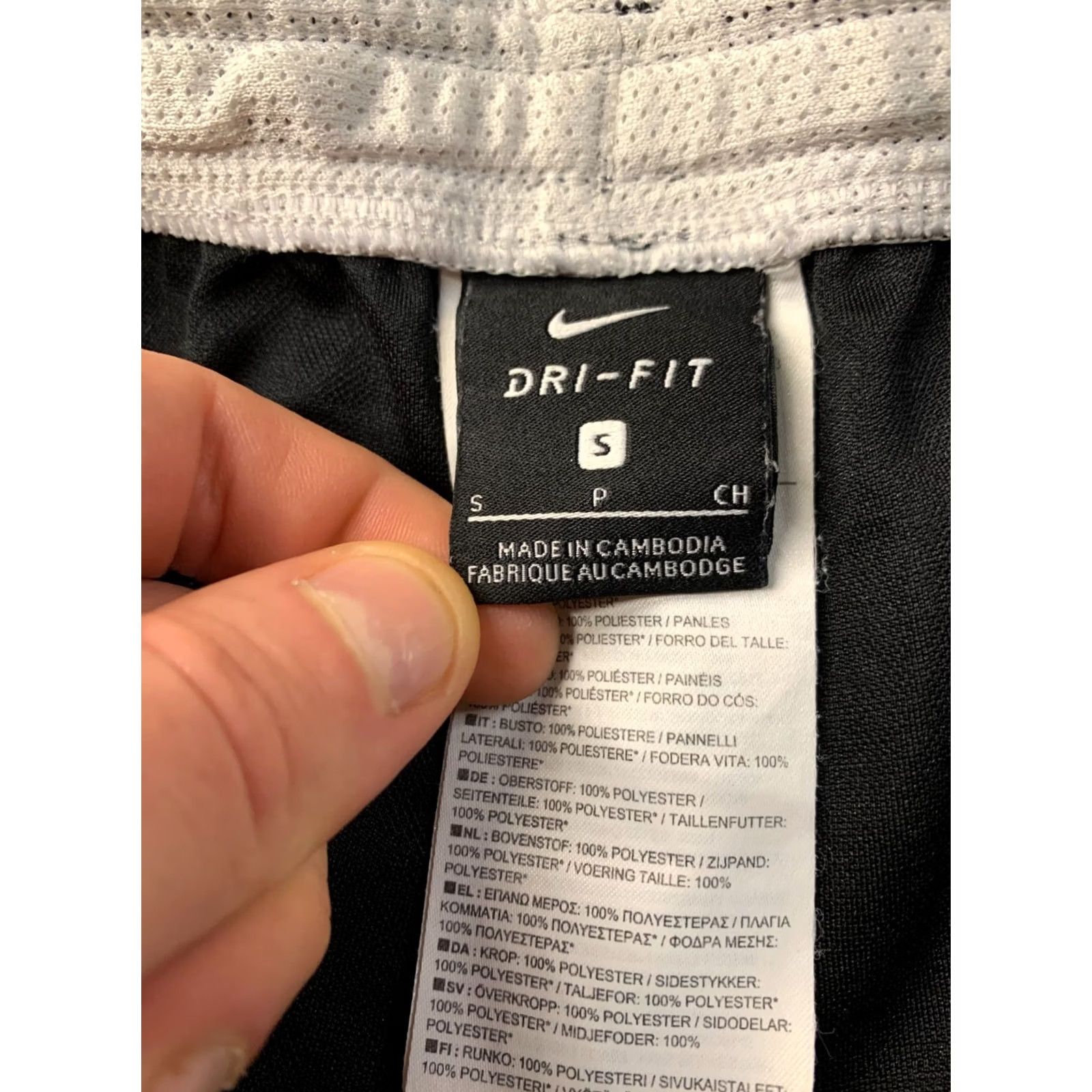 Nike Nike Dri-Fit Academy Football Shorts Men S Black and White 2017 Nike Academy Short Size US 29 - 4 Thumbnail