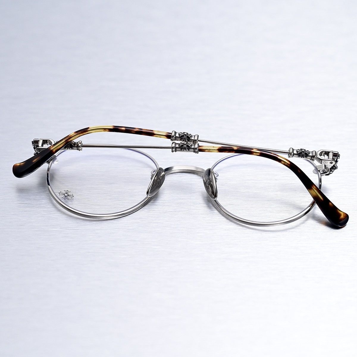 Chrome Hearts CHROME HEARTS BUBBA - A SHINY SILVER - PLASTIC GLASSES Size ONE SIZE - 9 Thumbnail
