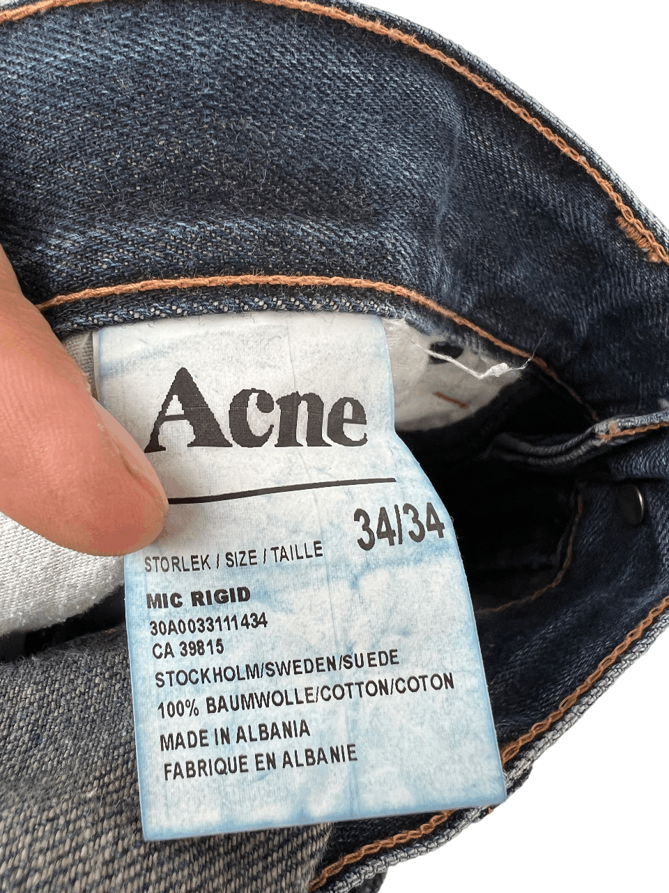 Acne Studios Acne Studios Denim Jeans 34/34 Size US 34 / EU 50 - 7 Thumbnail
