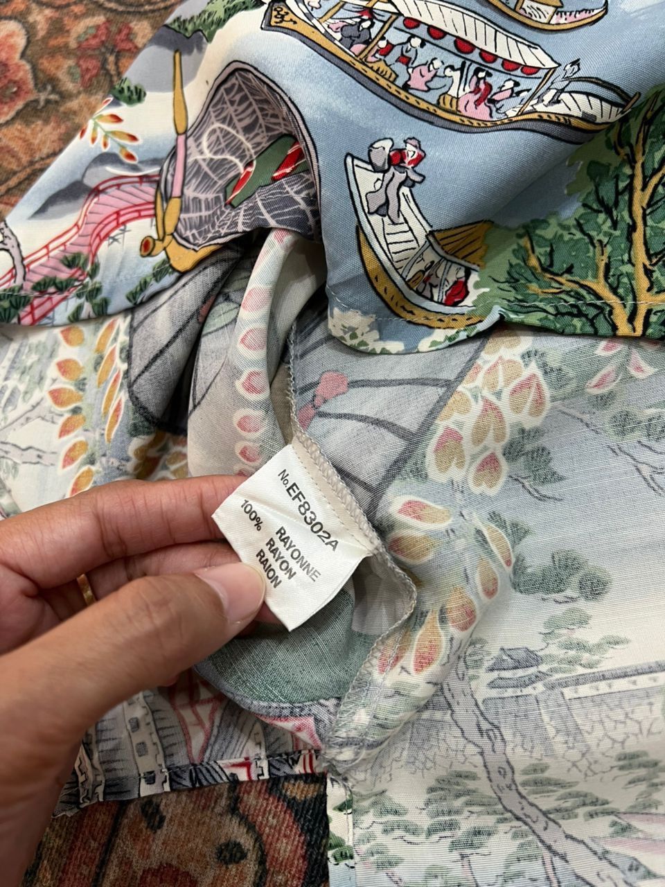 Japanese Brand Splendessimo Gautende Rayon Hawaiian Shirt Size US S / EU 44-46 / 1 - 9 Thumbnail