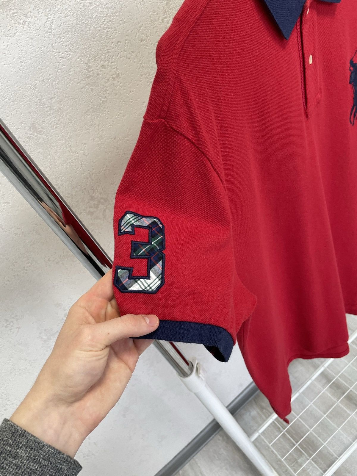 Polo Ralph Lauren × Ralph Lauren × Vintage Vintage Y2K Polo Ralph Lauren Polo Shirt Big Pony Logo Size US XL / EU 56 / 4 - 4 Thumbnail