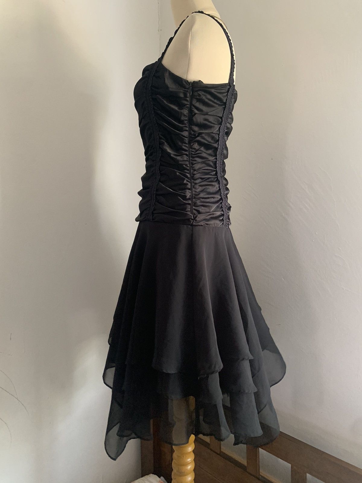 Designer Scot club vintage black party dress Size XS / US 0-2 / IT 36-38 - 2 Thumbnail