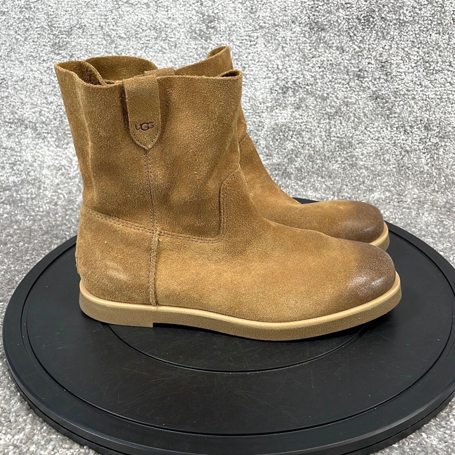 Ugg UGG Boots Women's Size 7.5 Josefene Almond Toe Pull On Brown Suede |  Grailed