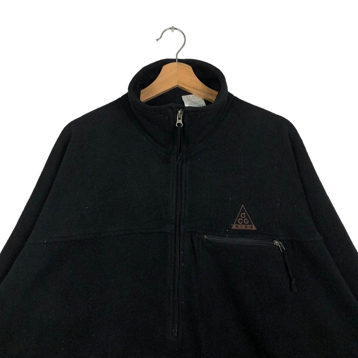 Nike ACG 🔥Iconic Black Vintage Fleece Pull Over Jacket Nike ACG Size US L / EU 52-54 / 3 - 2 Thumbnail