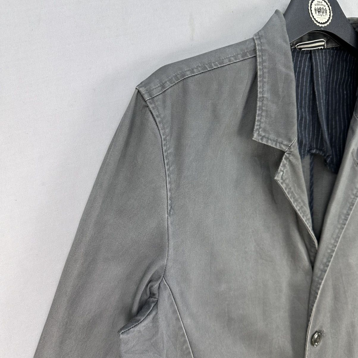 Japanese Brand Vintage 90's First Down Cotton Canvas Jacket Size US L / EU 52-54 / 3 - 2 Thumbnail