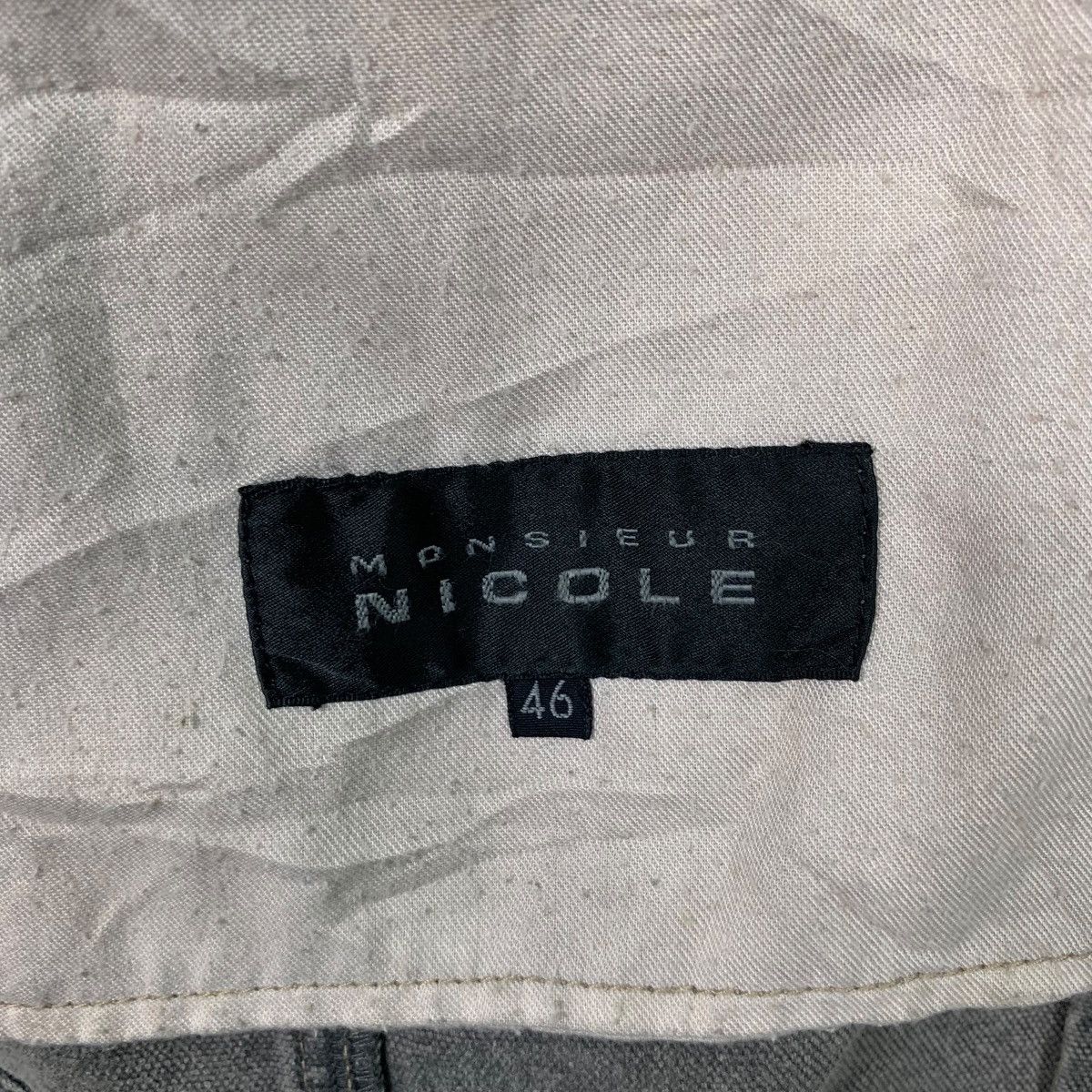 Monsieur Lacenaire MONSIEUR NICOLE Deconstructed Jacket Casual Jacket #1019-C46 Size US S / EU 44-46 / 1 - 16 Thumbnail