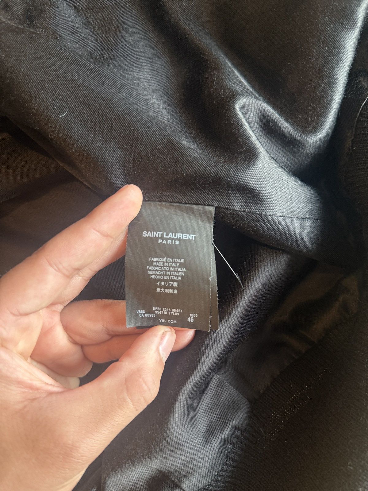 Saint Laurent Paris Saint Laurent Teddy Jacket Size US S / EU 44-46 / 1 - 5 Thumbnail
