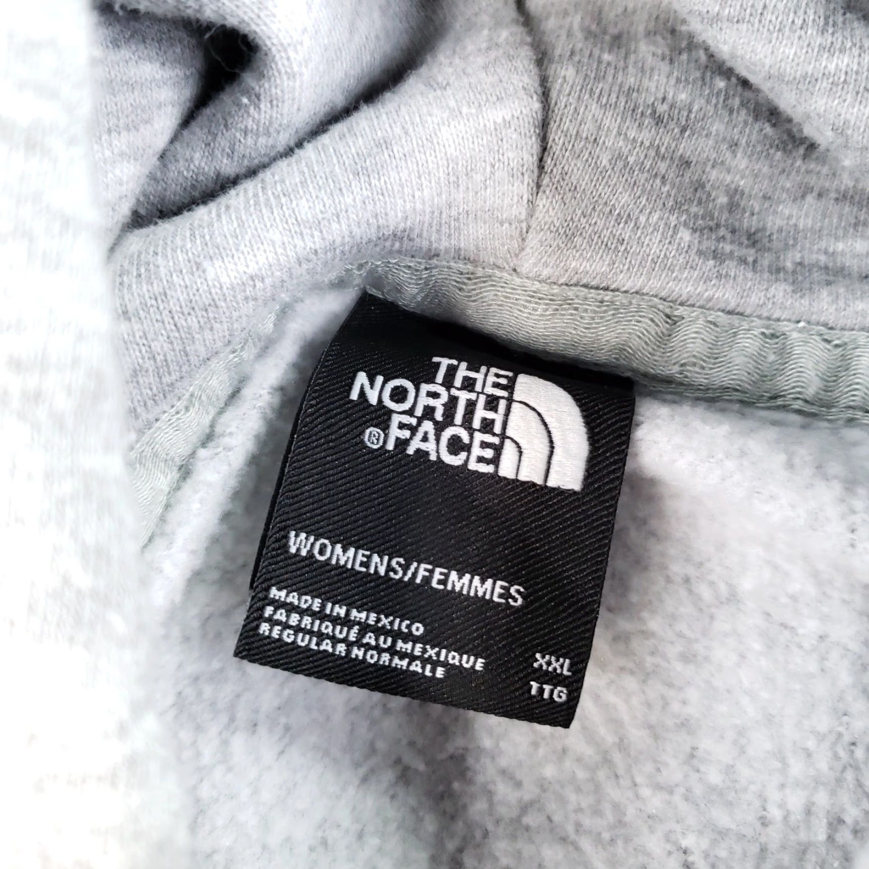 The North Face North Face Hoodie Womens 2XL XXL Gray Pullover Sweatshirt Kangaroo Pocket Logo Size XXL / US 16-18 / IT 52-54 - 5 Thumbnail