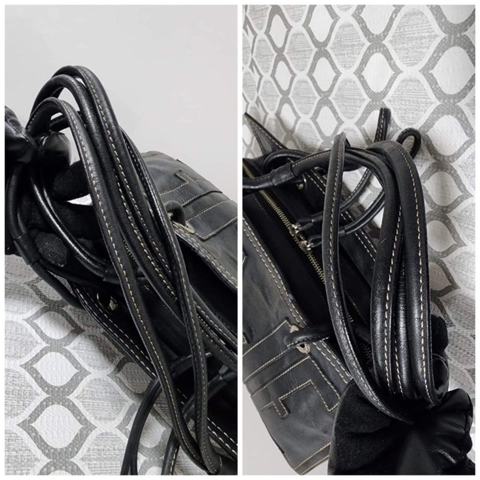 Loewe Authentic Loewe Anagram Love Logo Shoulder Bag Black Size ONE SIZE - 7 Thumbnail
