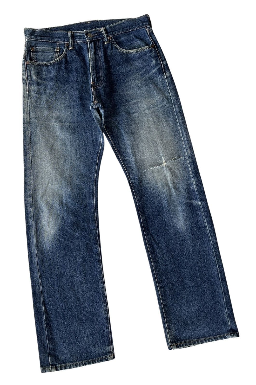If Six Was Nine Vintage Levis 505 Distressed Denim Jeans Size US 32 / EU 48 - 3 Thumbnail