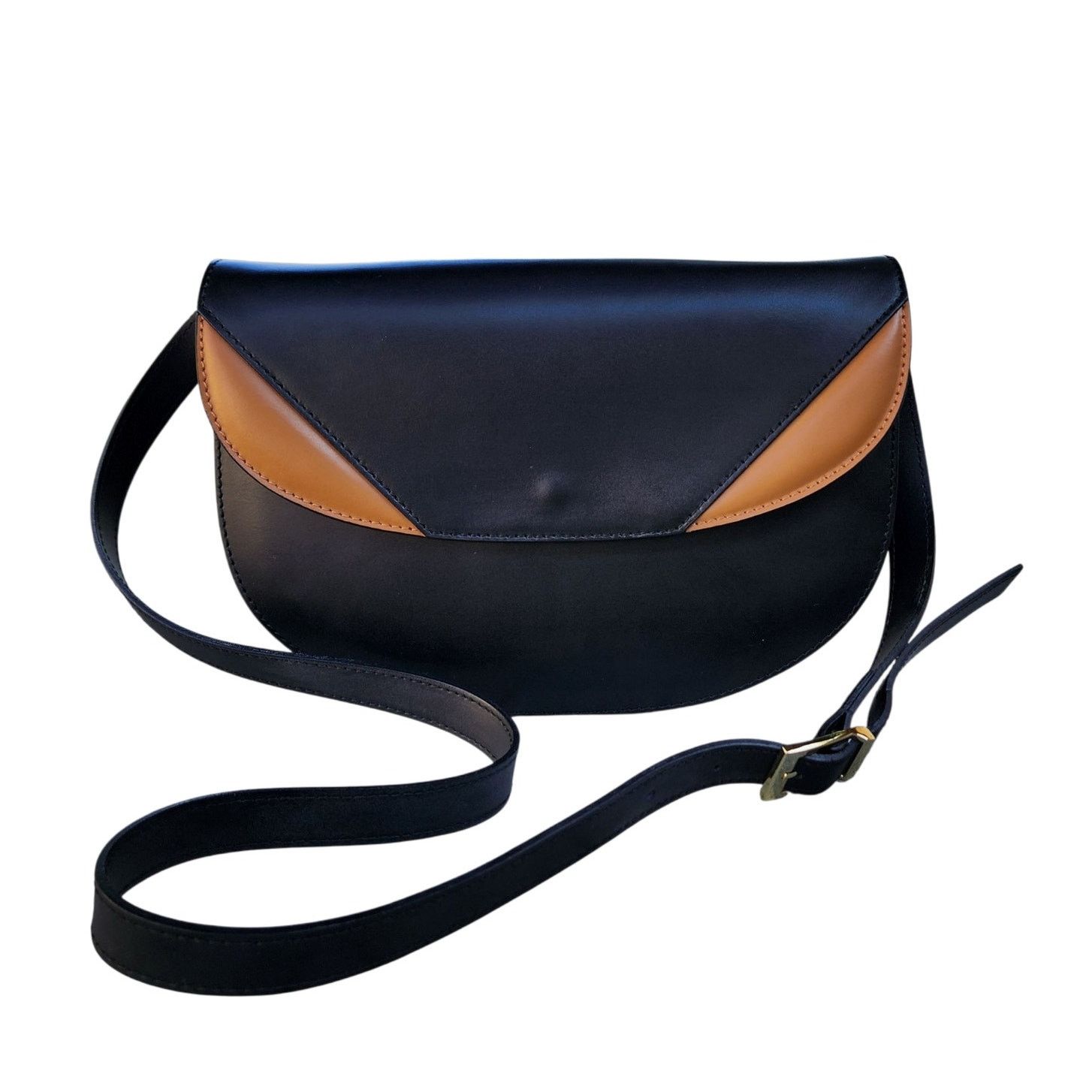 Other Valentina Fiore Italian Leather Saddle Crossbody Bag Size ONE SIZE - 11 Thumbnail