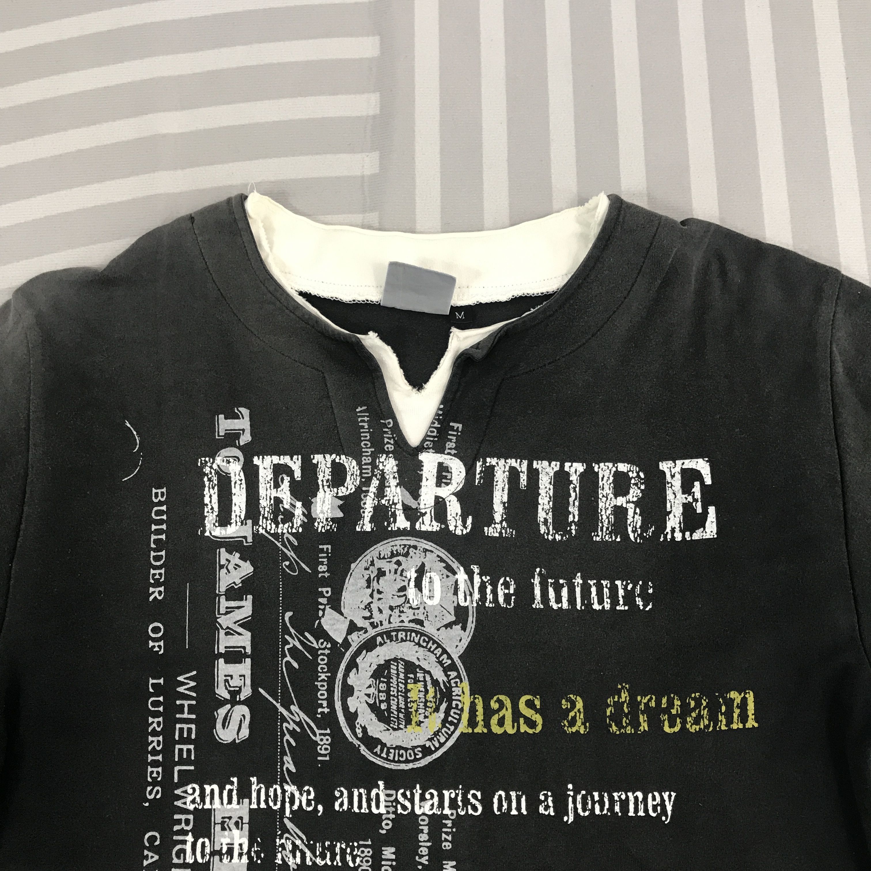 Japanese Brand × Vintage Vintage Japan style Oxfam Long Sleeve T-shirt Size US M / EU 48-50 / 2 - 8 Thumbnail