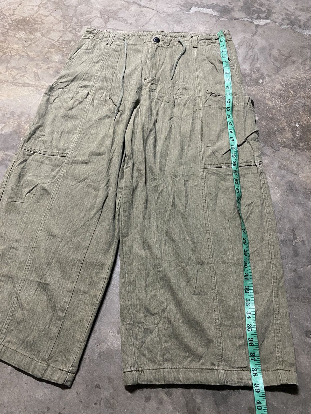 Japanese Brand Baggy Jeans Y2k Aelfric Eden PMGO Dope Loose Crazy Size US 36 / EU 52 - 8 Thumbnail