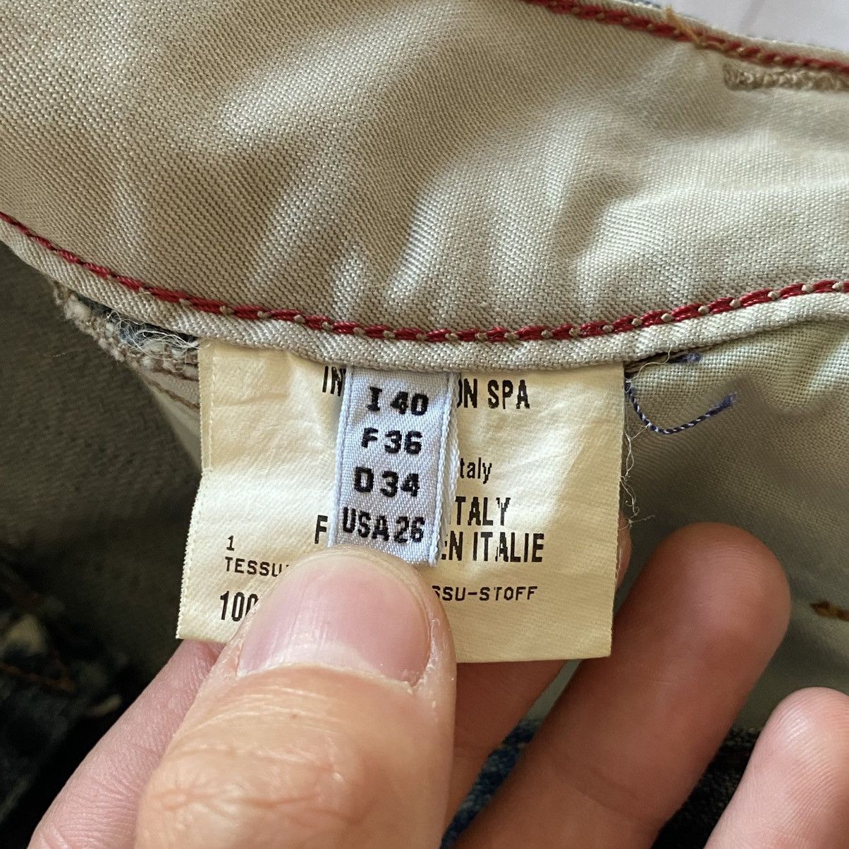 Marithe + Francois Girbaud RARE Marithe Francois Girbaud Cargo Flared Distressed Jeans Size 26" / US 2 / IT 38 - 11 Thumbnail