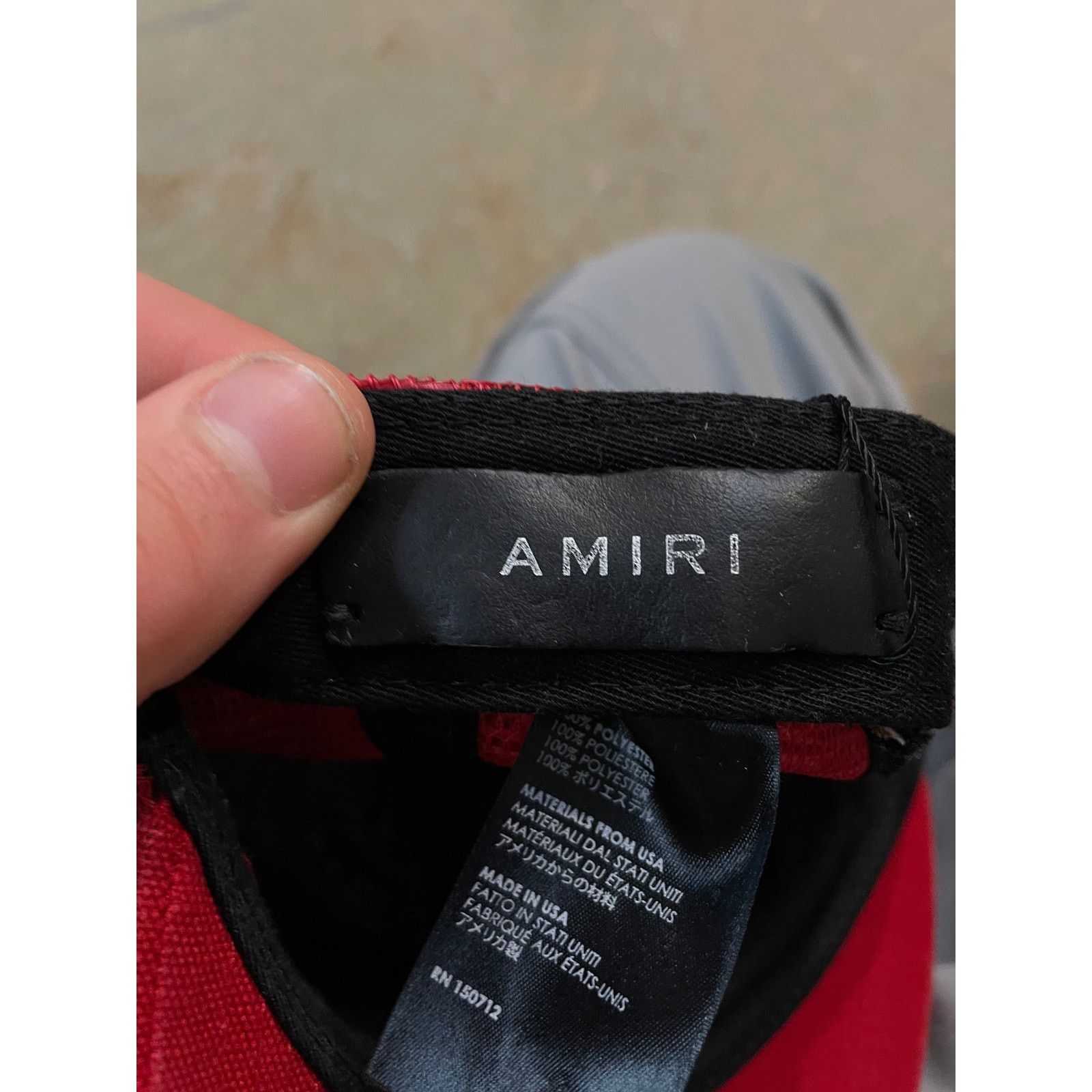 Amiri Amiri Wild Ones Trucker Red White Used OSFM Size ONE SIZE - 2 Thumbnail