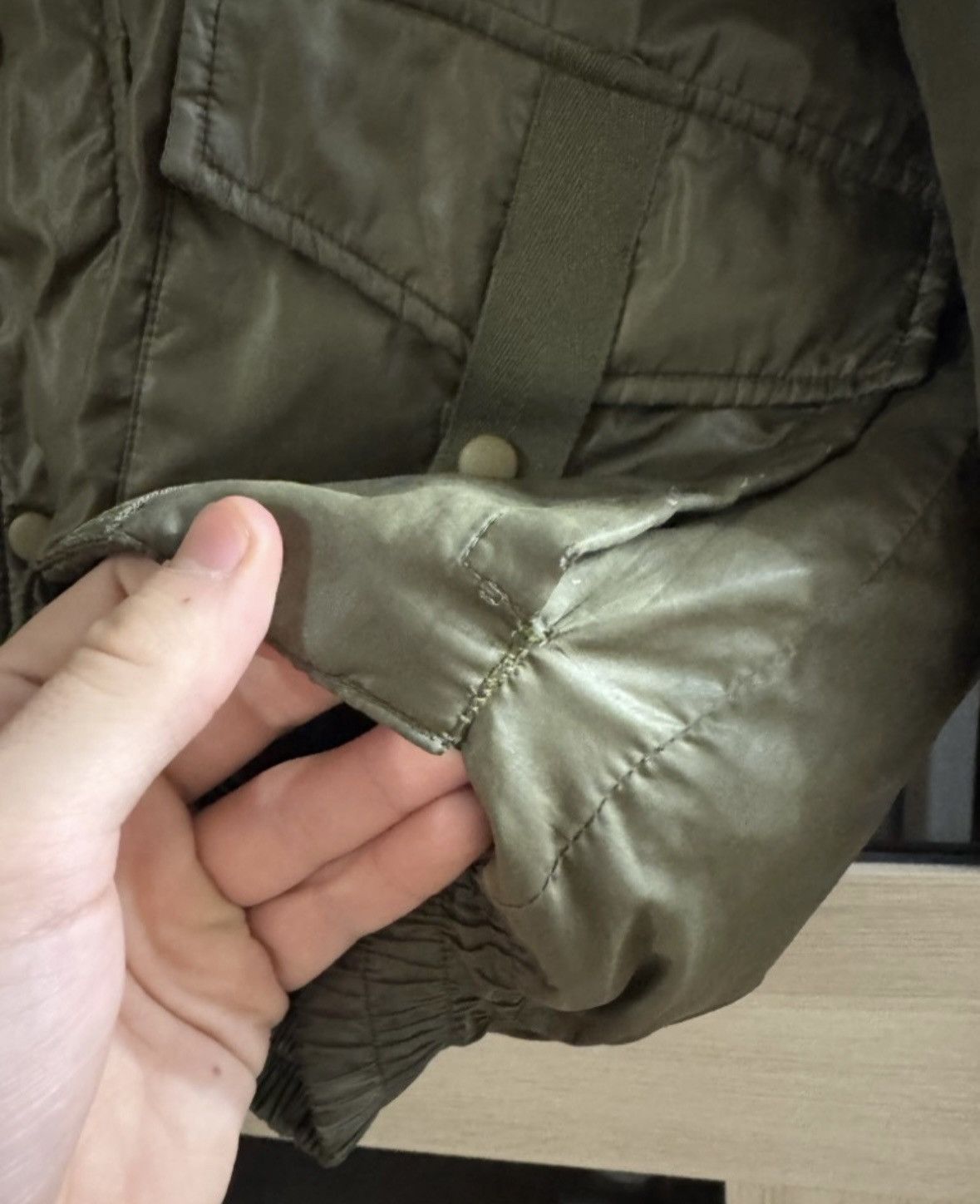Iceberg Iceberg khaki down jacket, size XS-S, used Size S / US 4 / IT 40 - 4 Thumbnail