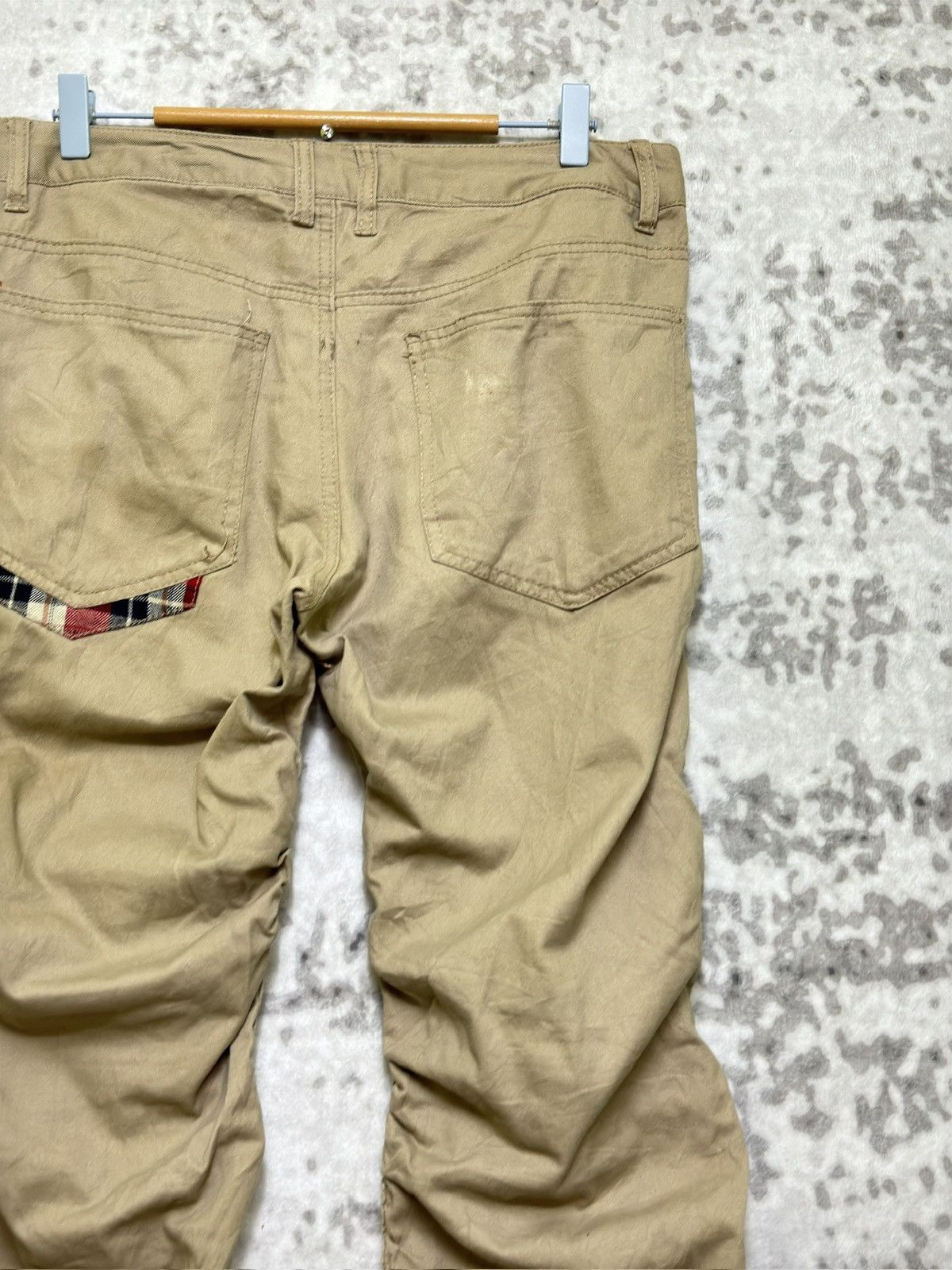 If Six Was Nine Y2k Unbranded Stacked Pant Tartan Design Size US 32 / EU 48 - 9 Thumbnail