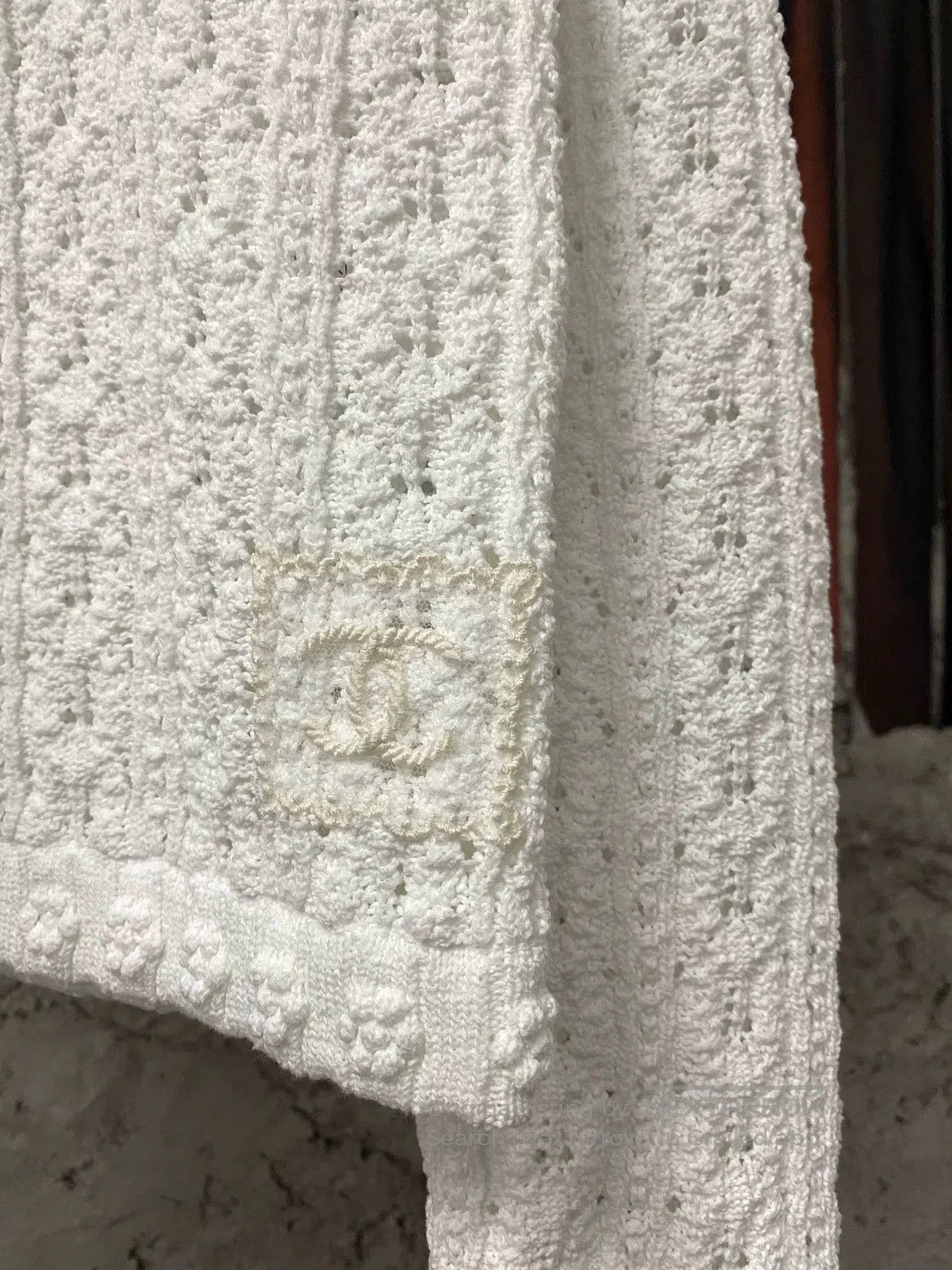 Chanel Chanel Camellia Hollow Knit Top. Size US XS / EU 42 / 0 - 5 Thumbnail
