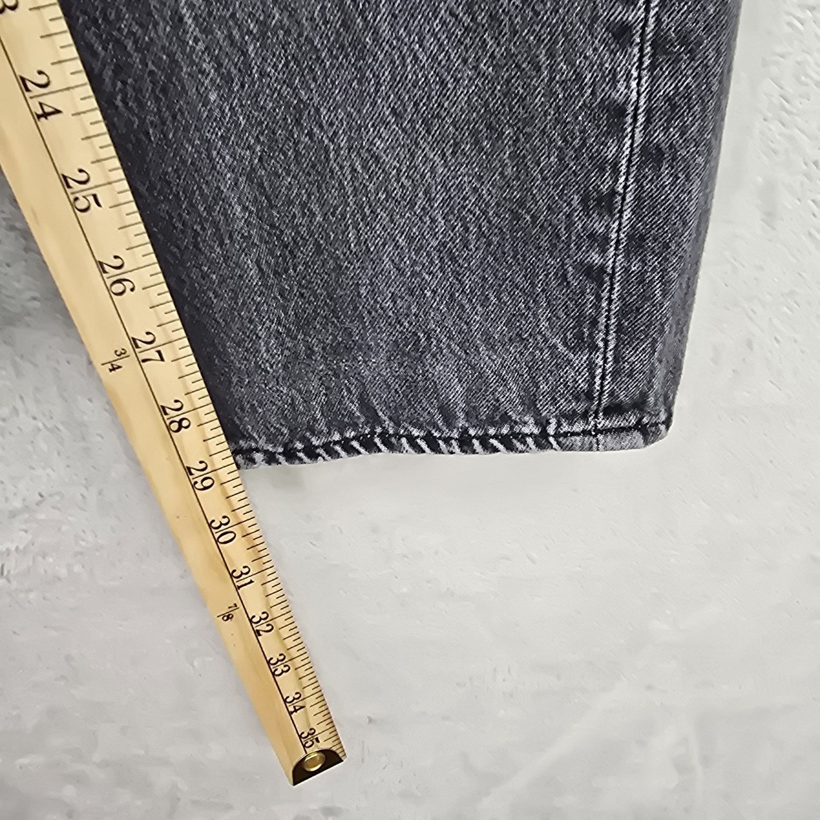 Levi's Levi's 541 Black Jeans Mens 33x29 Taper Fit Stretch Whiskers Size US 33 - 10 Thumbnail