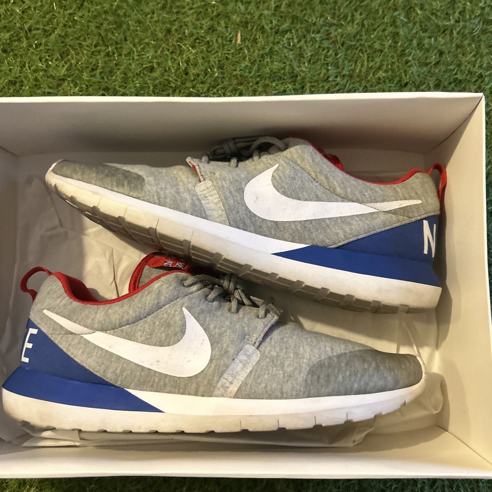 Nike Size 10.5 - Nike Roshe One NM W SP Great Britain UK Size US 10.5 / EU 43-44 - 13 Thumbnail