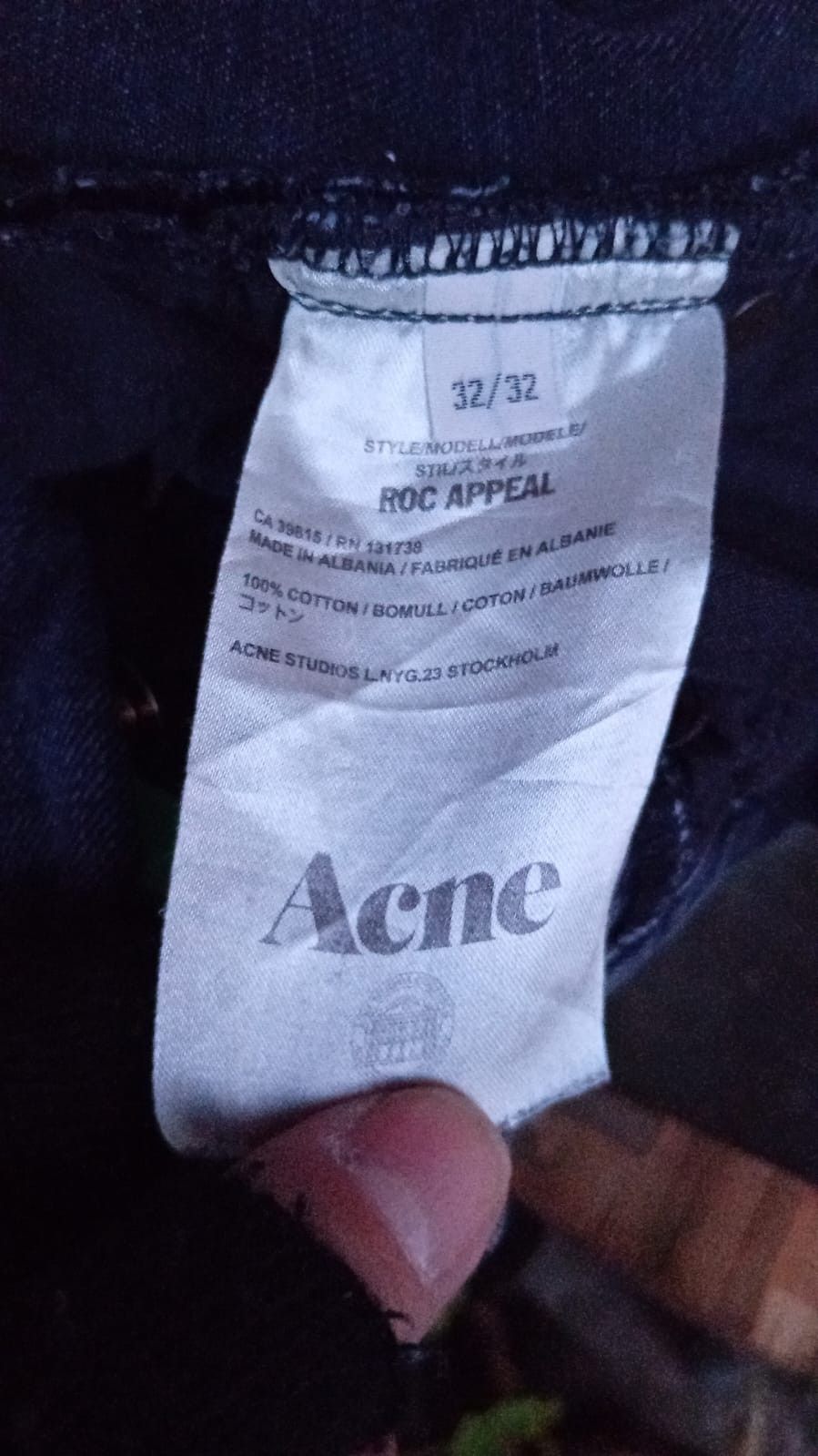 Acne Studios × Vintage Acne Studios Roc Appeal Jeans Vintage Denim sz 32x32 Size US 32 / EU 48 - 4 Thumbnail