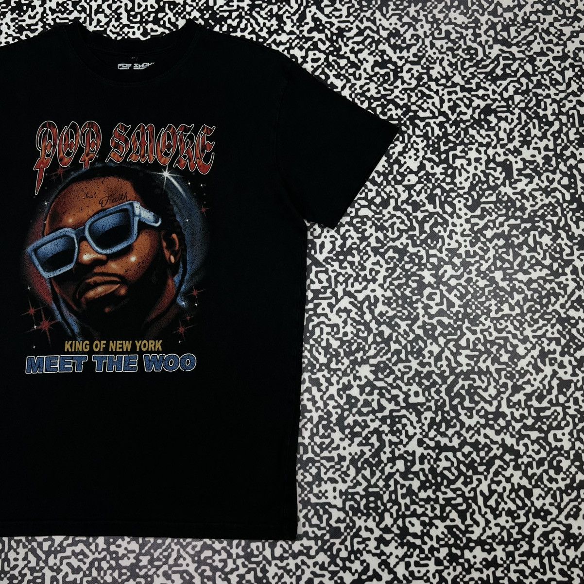 Rap Tees Pop Smoke Meet The Woo Rap Band Style King New York T-shirt Size US M / EU 48-50 / 2 - 3 Thumbnail