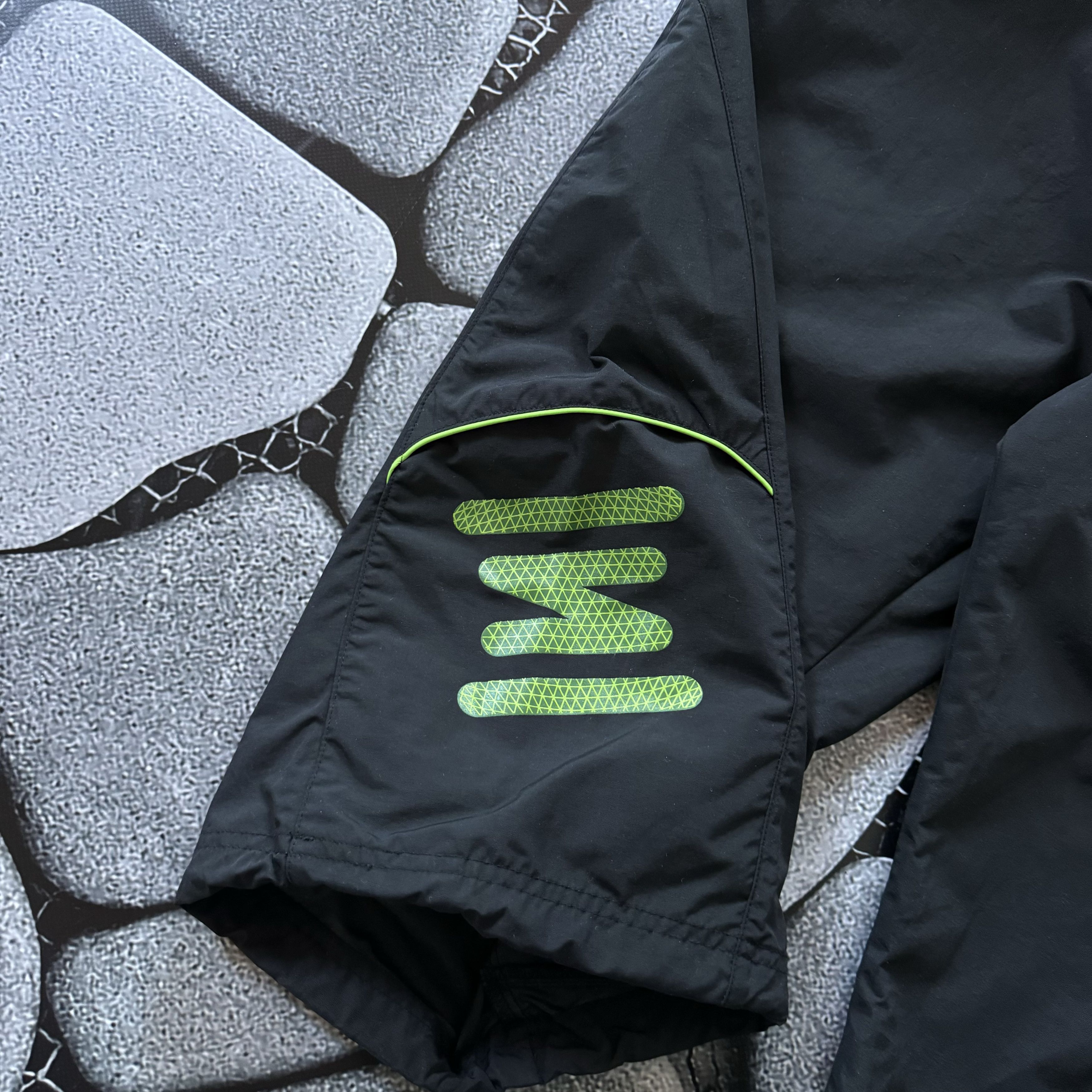 Nike × Vintage NIKE SHOX LIME BLACK VINTAGE SHORTS DRILL Y2K Size US 34 / EU 50 - 7 Thumbnail