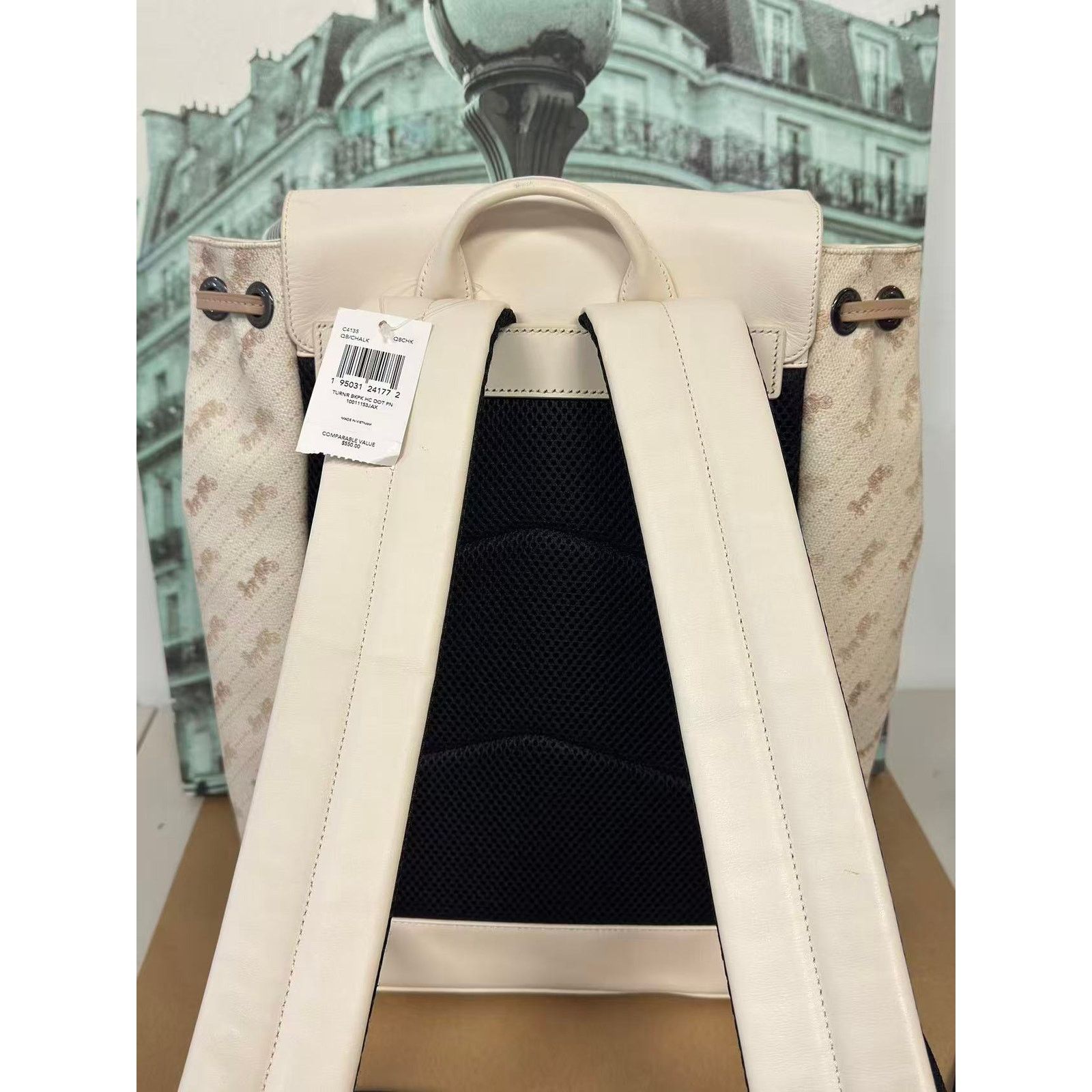 Coach Coach C4135 Turner Backpack Horse And Carriage Dot IN CHALK Size ONE SIZE - 2 Thumbnail