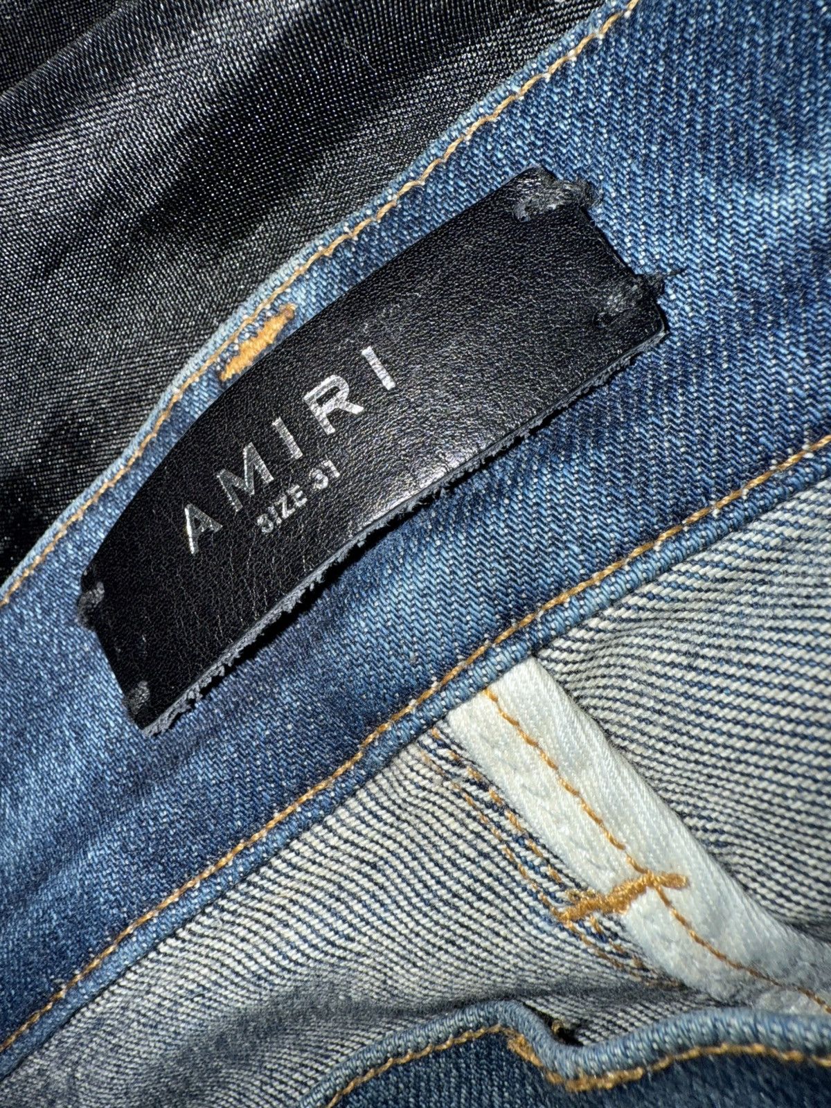Amiri Amiri classic indigo red bandana Mx1 Size US 31 - 2 Thumbnail