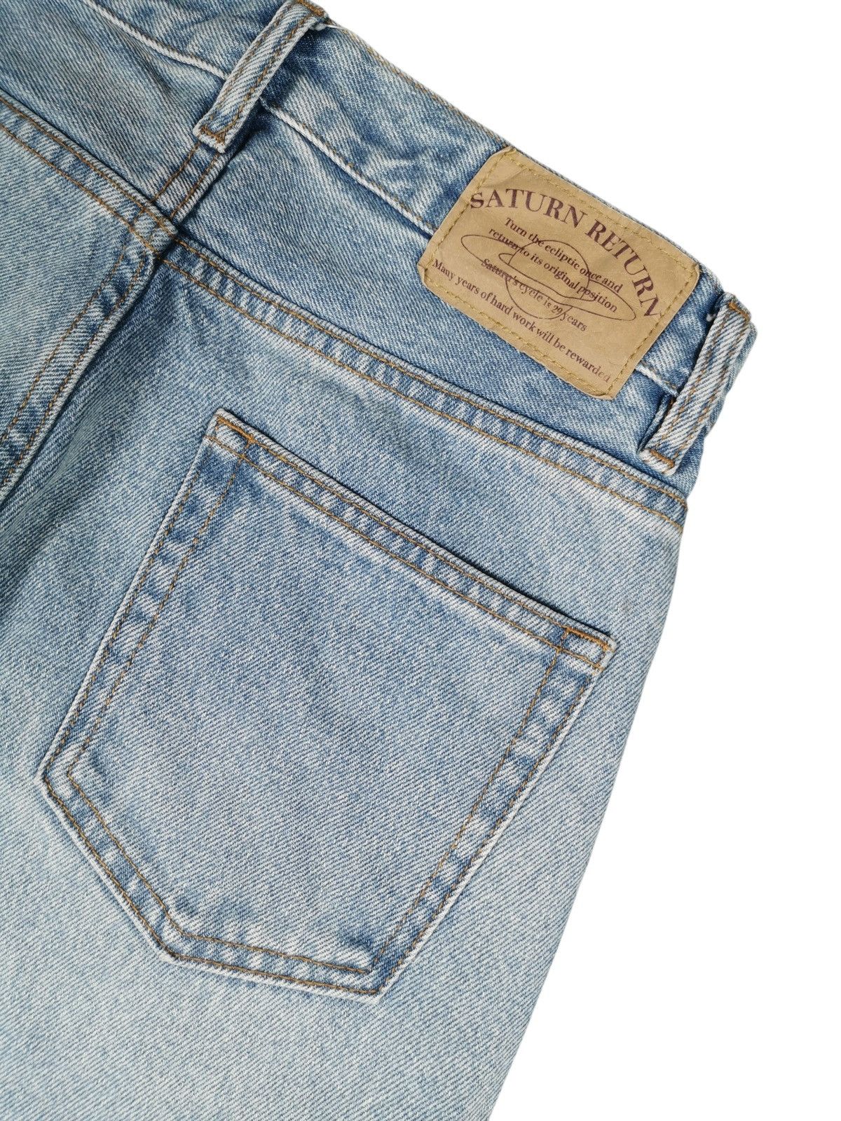 Other UK W.W.G Detail Destroyed Light Blue Women’s Jeans Size F Size 28" / US 6 / IT 42 - 5 Thumbnail