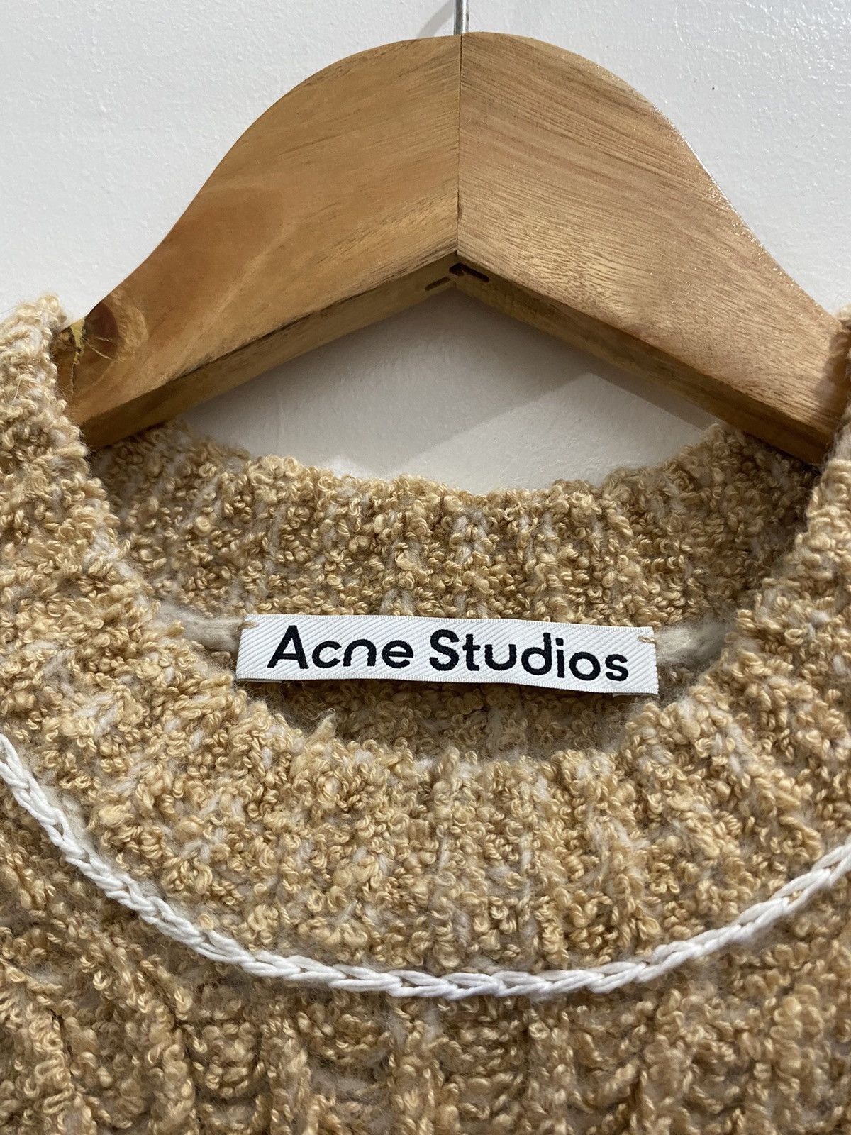 Acne Studios × Designer ACNE STUDIOS FLUFFY TEDDY KNITTED SWEATER Size S / US 4 / IT 40 - 4 Thumbnail