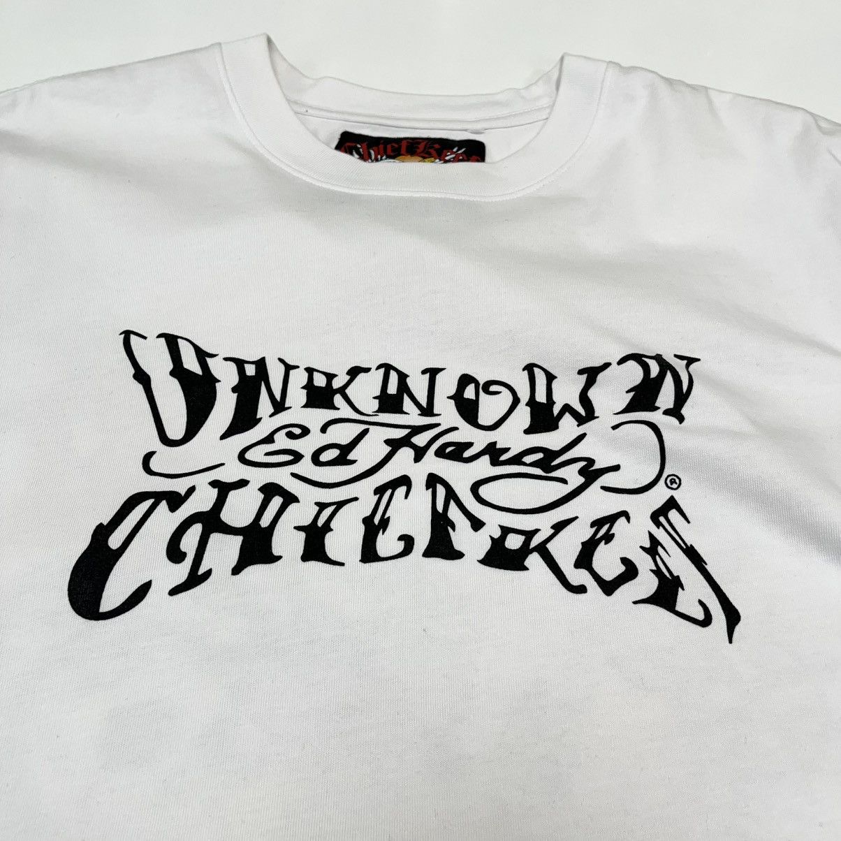 Ed Hardy × Glo Gang × Unknown London Chief Keef x Ed Hardy Tee White Size US L / EU 52-54 / 3 - 3 Thumbnail