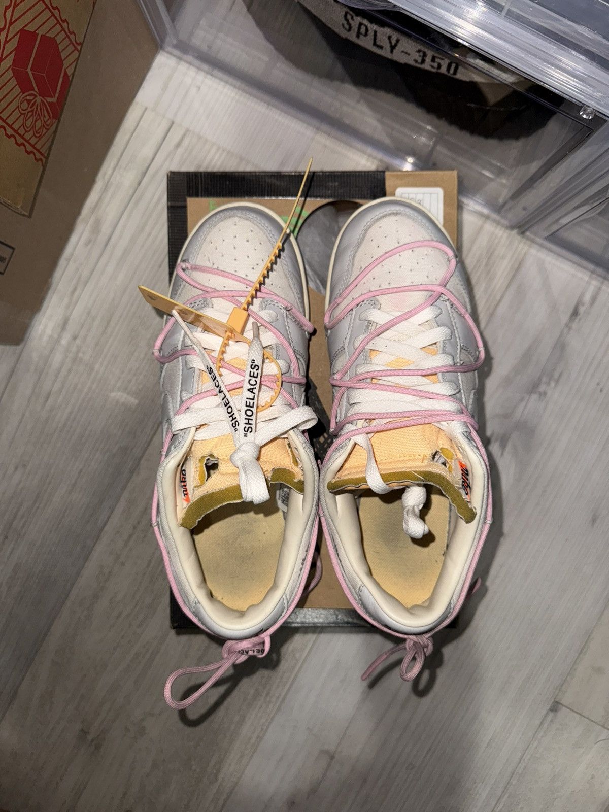 Nike × Off-White Nike Off White Dunk Low Lot 9 Size 8.5 Size US 8.5 / EU 41-42 - 6 Thumbnail