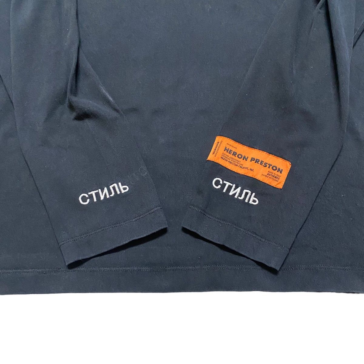 Heron Preston Heron Preston Turtle Neck Logo Longsleeve Size US L / EU 52-54 / 3 - 9 Thumbnail
