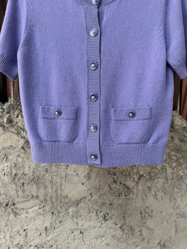 Chanel Chanel Knitted short-sleeved Size XXS / US 00 / IT 34 - 4 Thumbnail