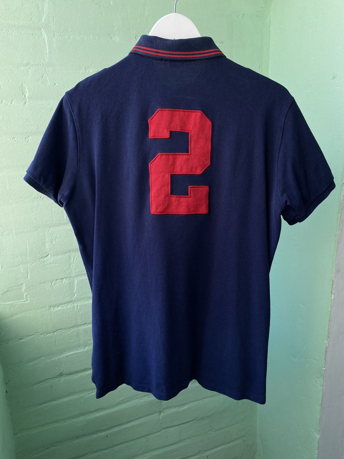 Vintage Vintage Polo Ralph Lauren Number Big Pony Chief Keef Y2K Size US L / EU 52-54 / 3 - 13 Thumbnail