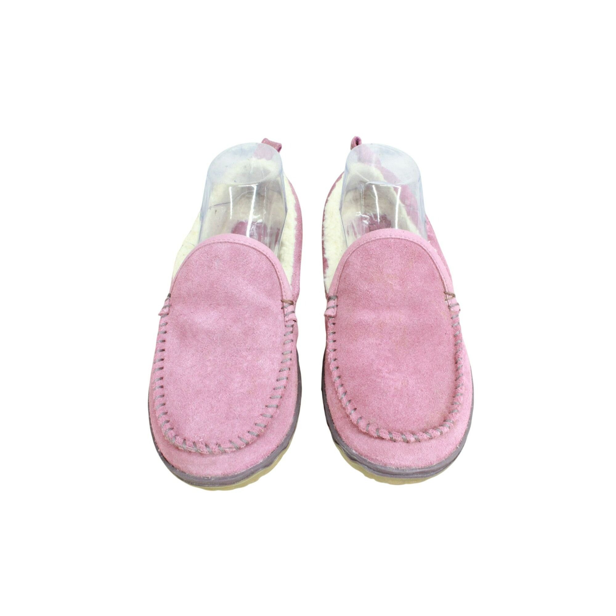 L.L. Bean LL Bean Women's Fleece Lined Mountain Moccasin Slippers Size US 7 / IT 37 - 5 Thumbnail