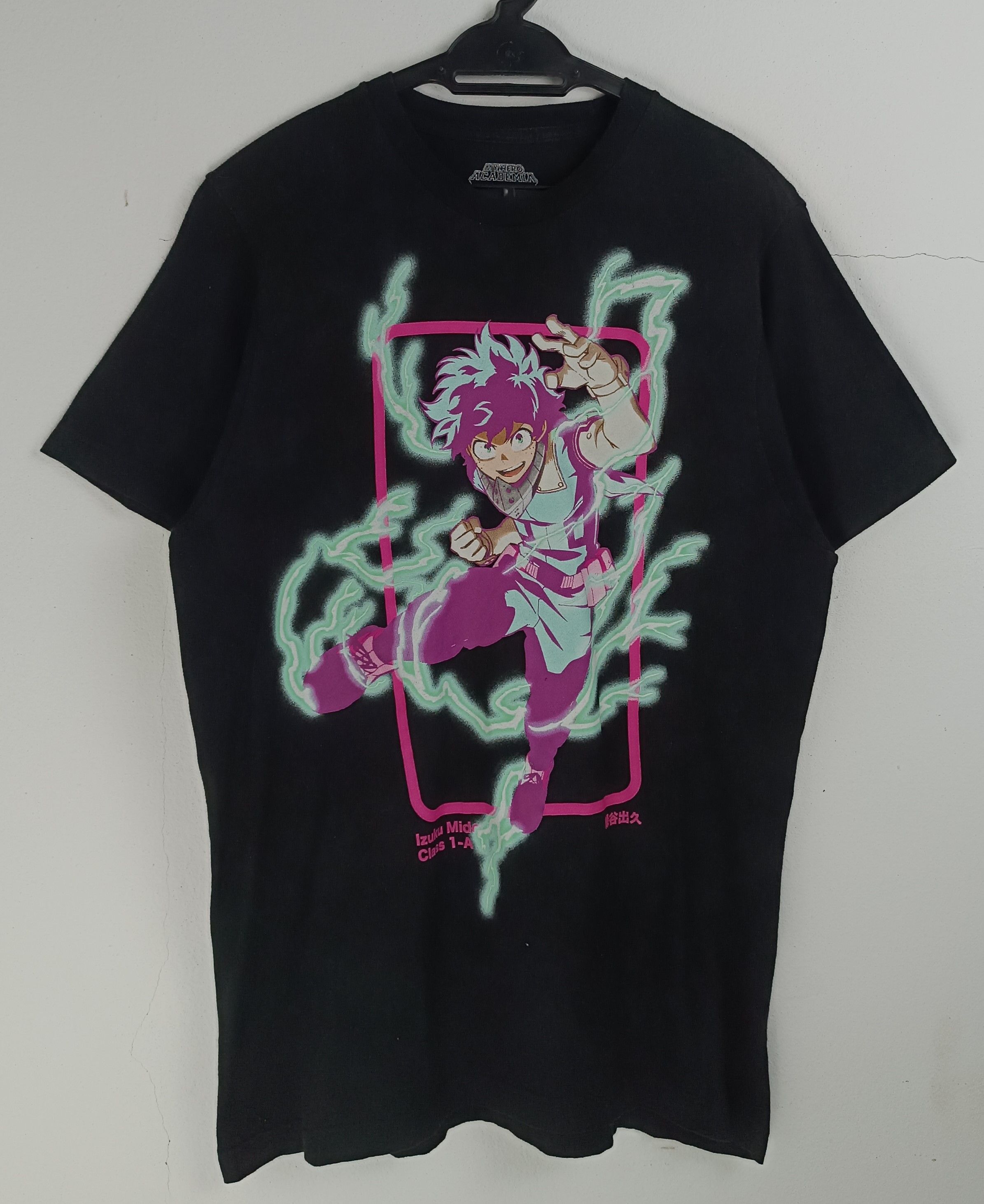 Anime VINTAGE MY HERO ACADEMIA DEKU POWER LIGHTNING TEE bleach Size US M / EU 48-50 / 2 - 3 Thumbnail