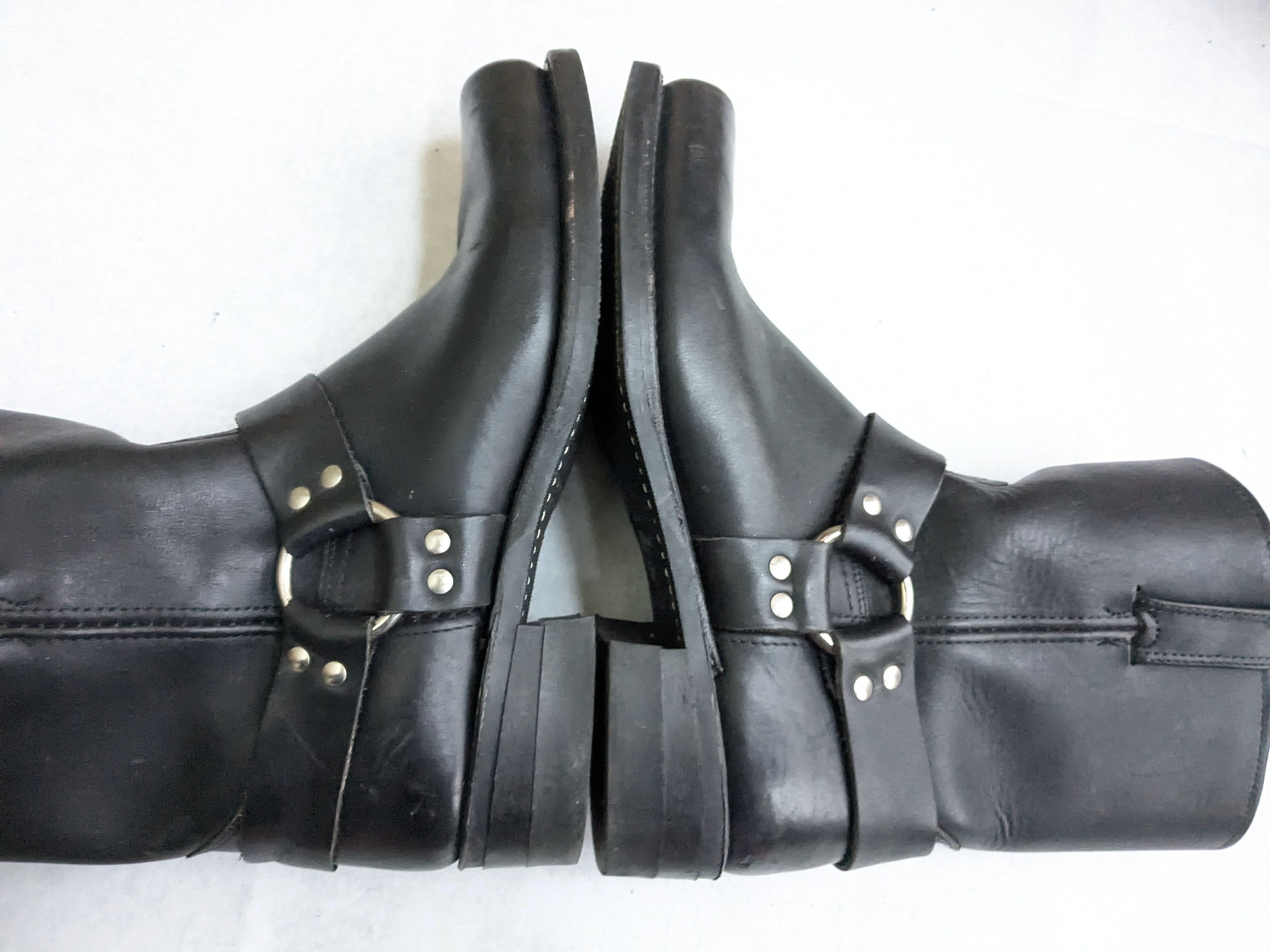 Frye Frye Harness Boots Black 13 M Leather Size US 13 / EU 46 - 10 Thumbnail