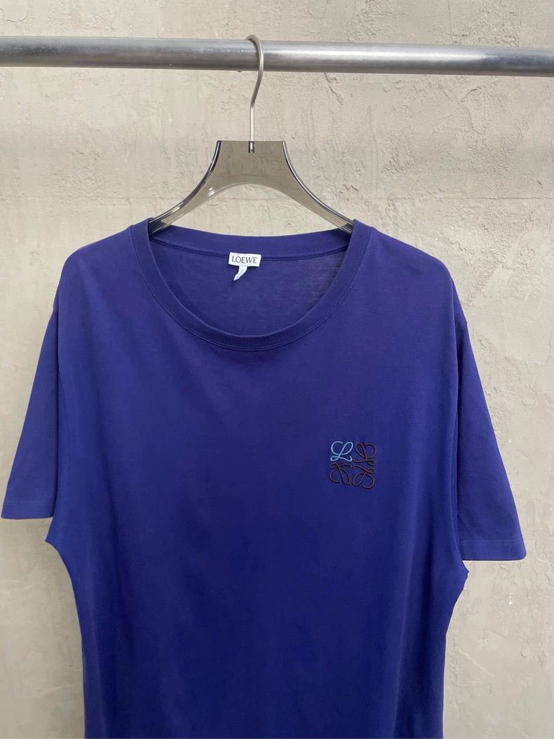 Loewe LOEWE Blue and purple chest embroidered logo short sleeve Size XL / US 12-14 / IT 48-50 - 3 Thumbnail