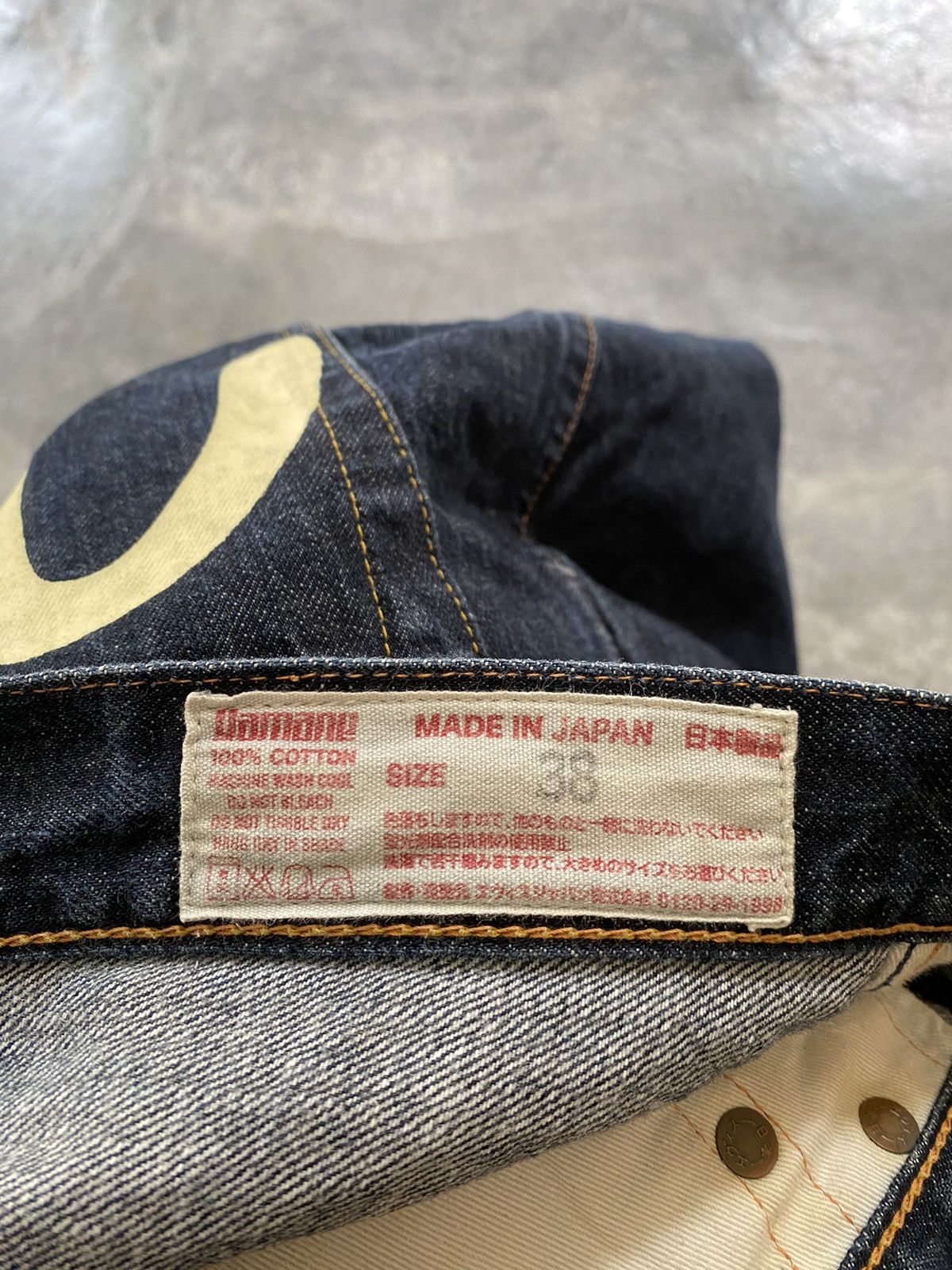 Evisu × Japanese Brand 2000s EVISU by Yamane denim short or 3/4 Size US 39 - 13 Thumbnail