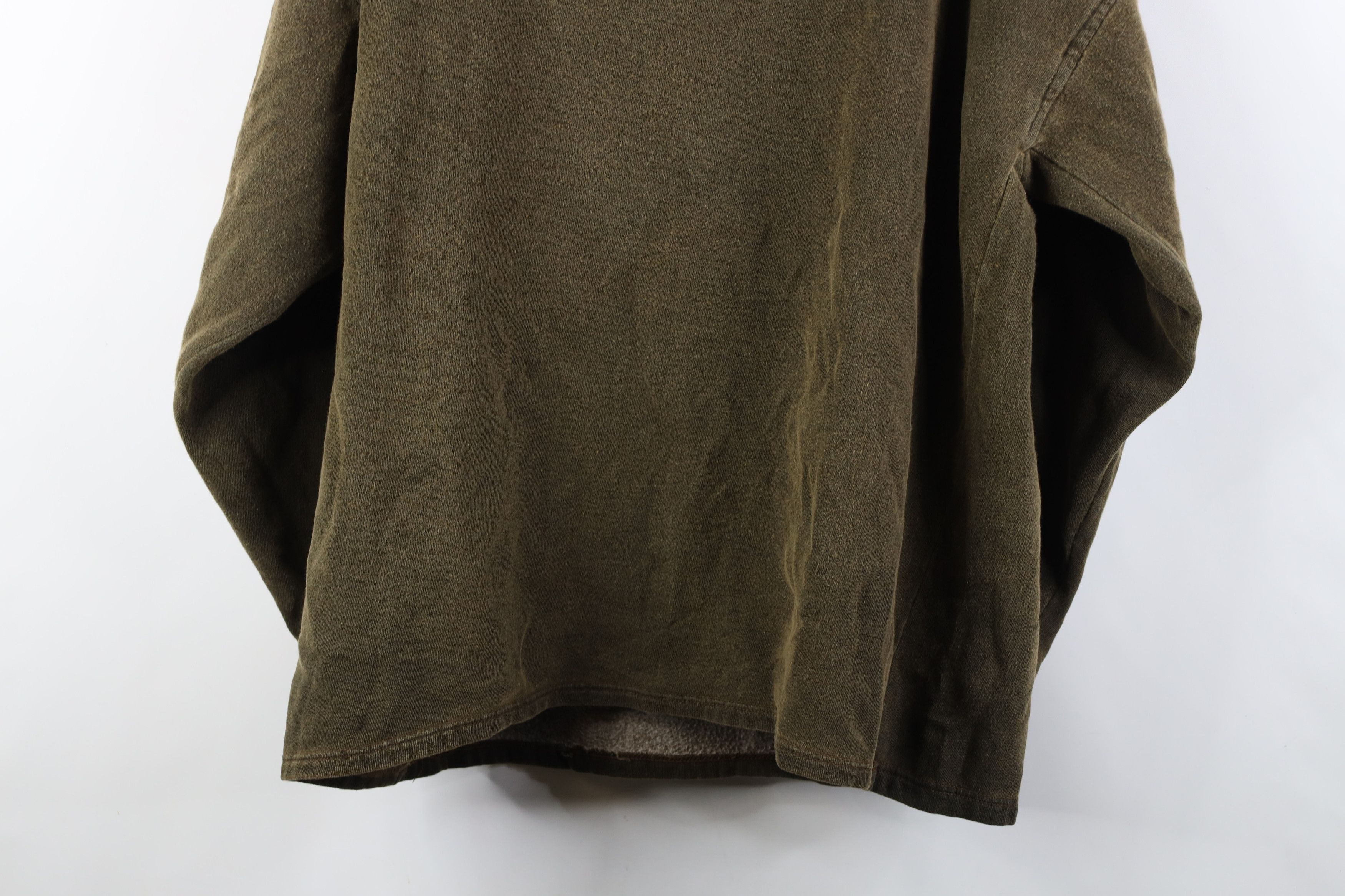Vintage Vintage 90s Streetwear Stonewash Layered Henley Sweatshirt Size L / US 10 / IT 46 - 12 Thumbnail