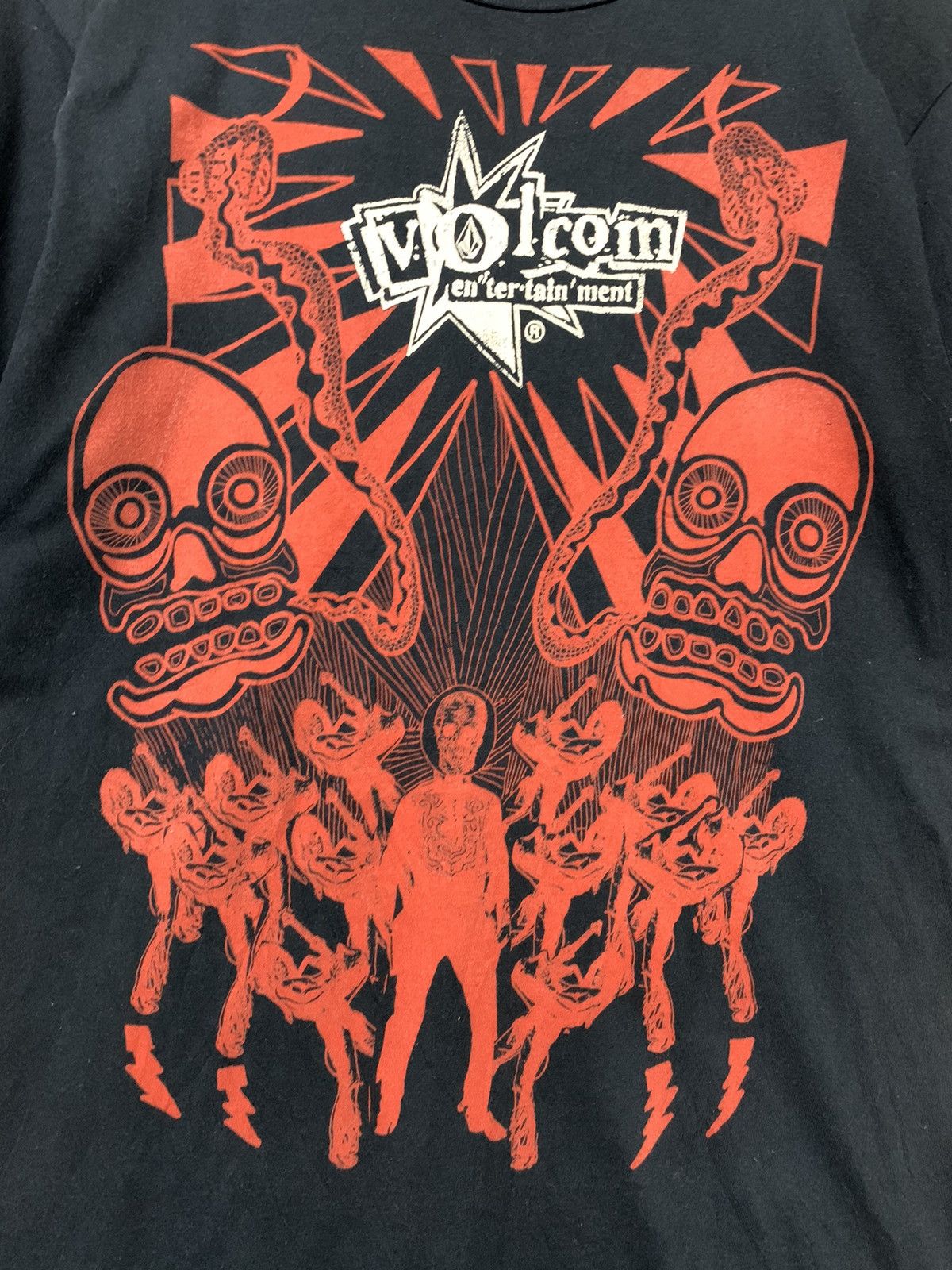 Volcom Rare Vintage Y2K Volcom Entertainment Photo Print T Shirt Size US M / EU 48-50 / 2 - 6 Thumbnail