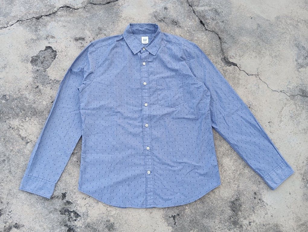 Gap Gap 👔 Button down shirt office casual Size US M / EU 48-50 / 2 - 2 Thumbnail