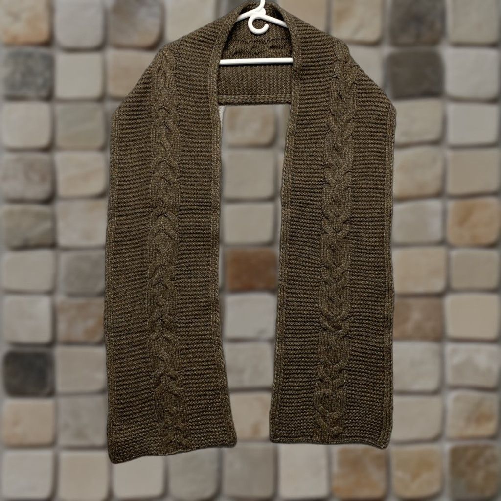 Vintage Universal Threads Scarf Oblong Winter Heather Brown One Size 88” Long NWT Size ONE SIZE - 1 Thumbnail