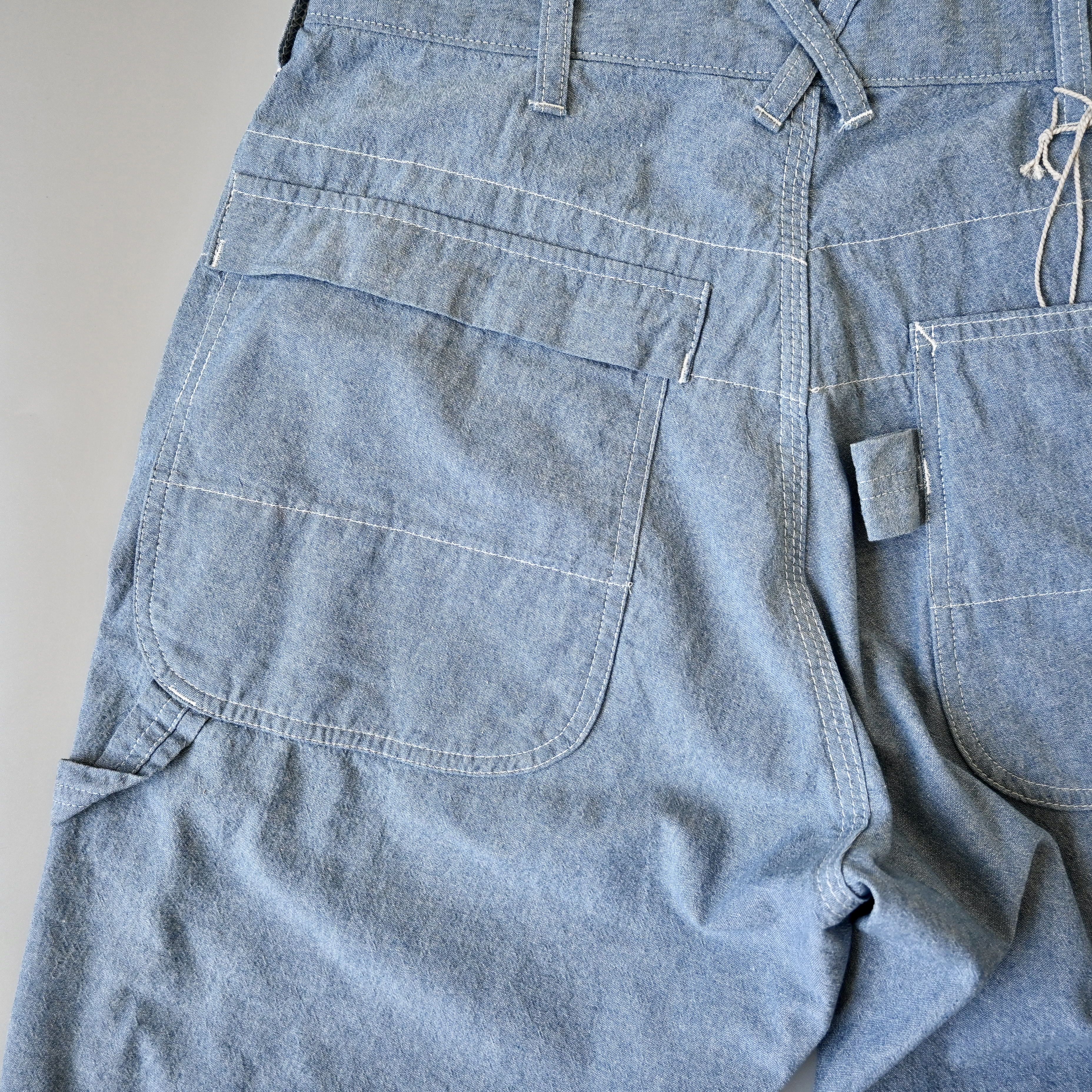 Engineered Garments UNUSED, Engineered Garments painter shorts, chambray, XS Size US 30 / EU 46 - 5 Thumbnail
