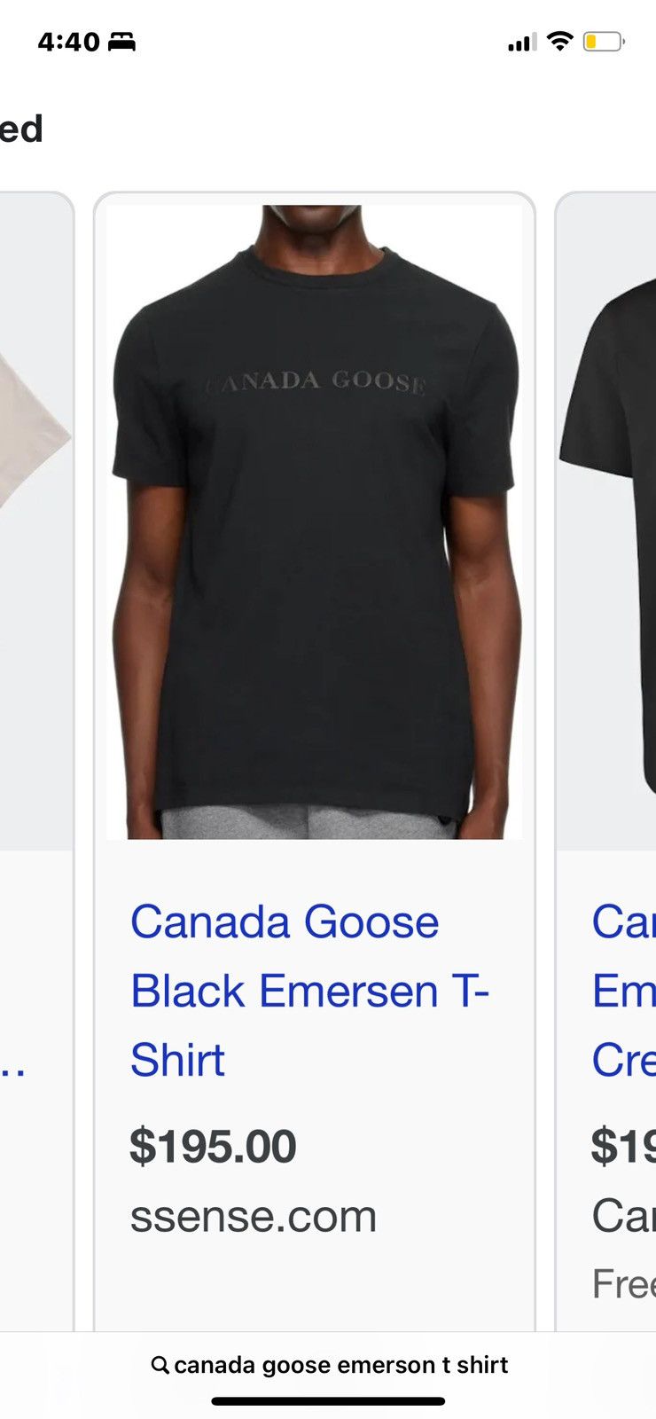 Canada Goose Canada goose Emerson T shirt Size US L / EU 52-54 / 3 - 4 Thumbnail