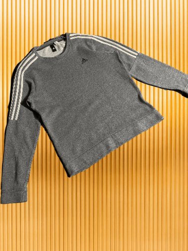 Adidas Vintage Adidas Sweatshirt Fleece Cropped Boxy Japanese Y2K Size US XL / EU 56 / 4 - 1 Thumbnail