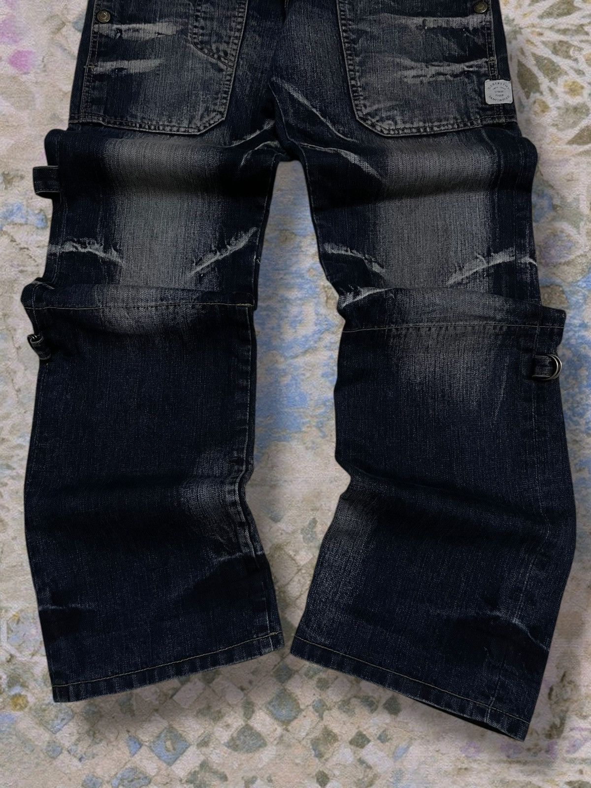 PPFM Vintage Authentic Og Designer Japan PPFM World War Denim Size US 31 - 3 Thumbnail