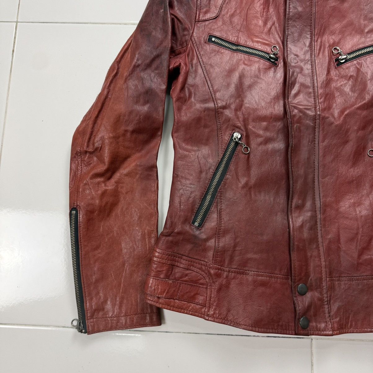 Tete Homme Tete Homme Leather Biker Jacket Size US S / EU 44-46 / 1 - 3 Thumbnail